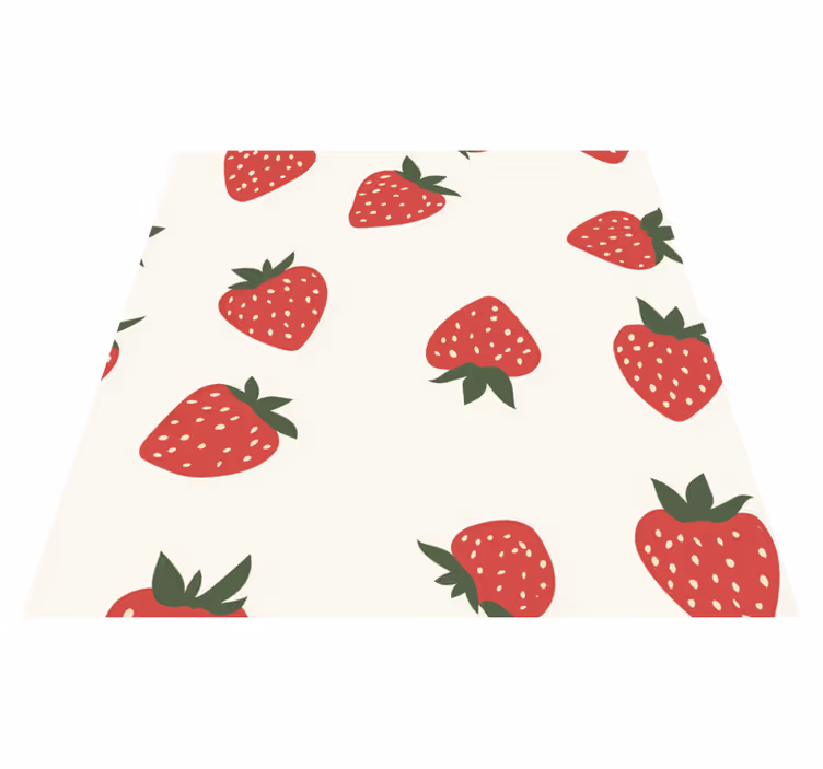 Dywan winylowy do kuchni w designie wiśniowym - TenStickers