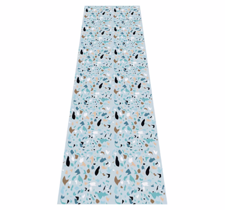 Dywan winylowy do salonu w stylu terrazzo - TenStickers