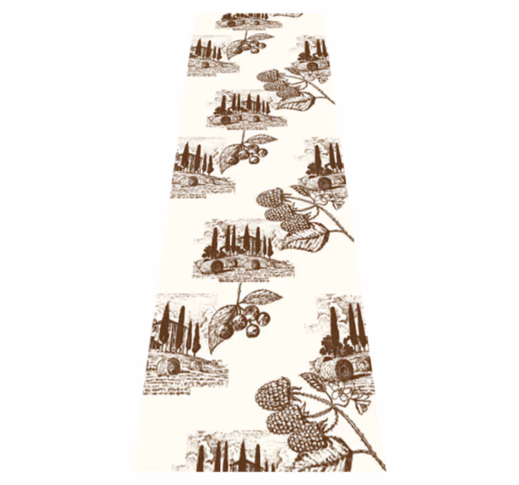Dywan winylowy do salonu w stylu prowansalskim - TenStickers