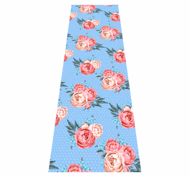 Dywan winylowy do salonu w stylu shabby chic - TenStickers