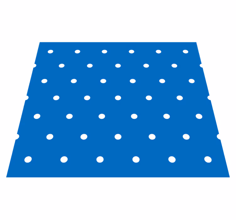 Dywan winylowy do salonu w niebieskie kropki - TenStickers