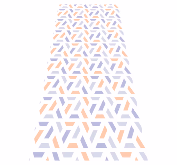 Dywan winylowy do salonu w geometryczne linie nordyckie - TenStickers