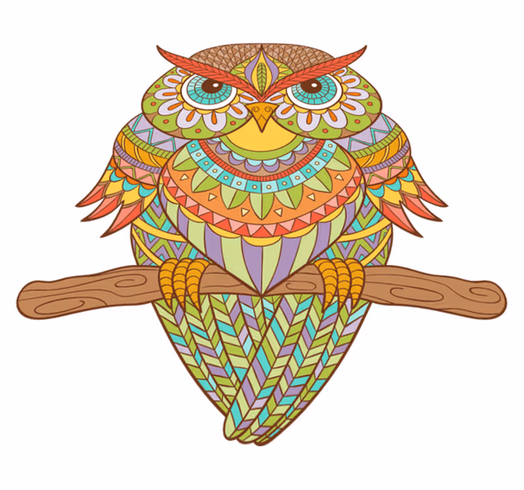Dywan winylowy do salonu ave huichol - TenStickers
