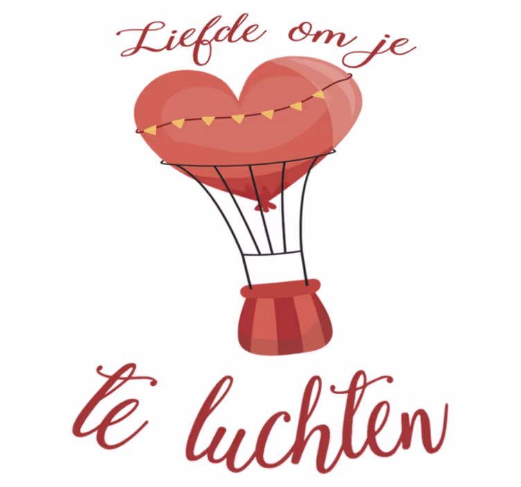 Dywan winylowy do salonu miłość do wentylacji serca - TenStickers