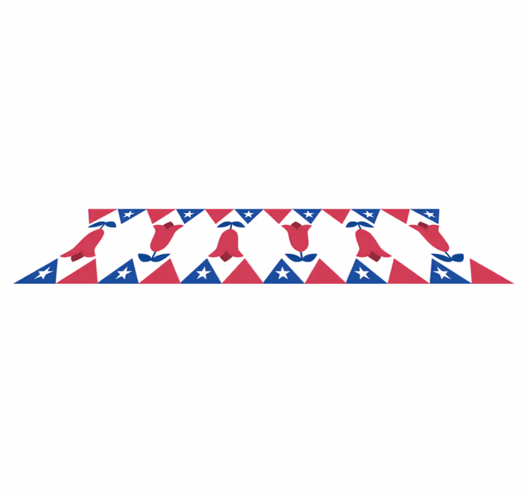 Dywan winylowy do salonu w kształcie copihue - TenStickers