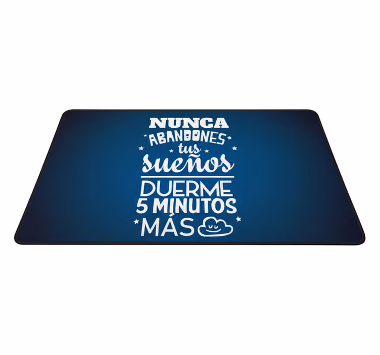 Dywan winylowy do salonu zabawne teksty do snu - TenStickers