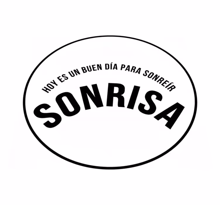 Dywan winylowy do salonu uśmiech - TenStickers
