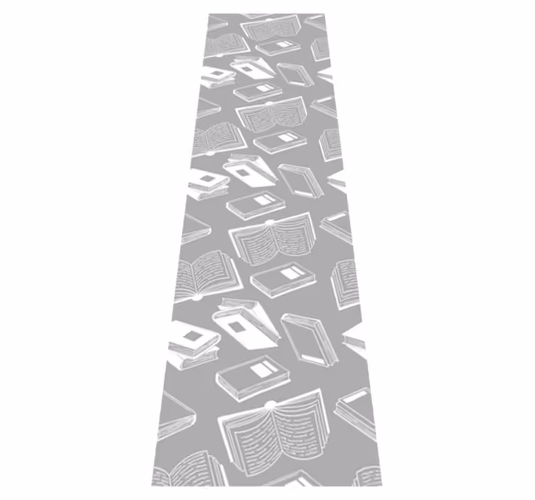 Skandynawski dywan winylowy szary poemat - TenStickers