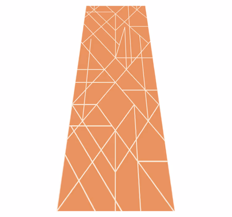 Skandynawski dywan winylowy geometryczny mozaikowy - TenStickers