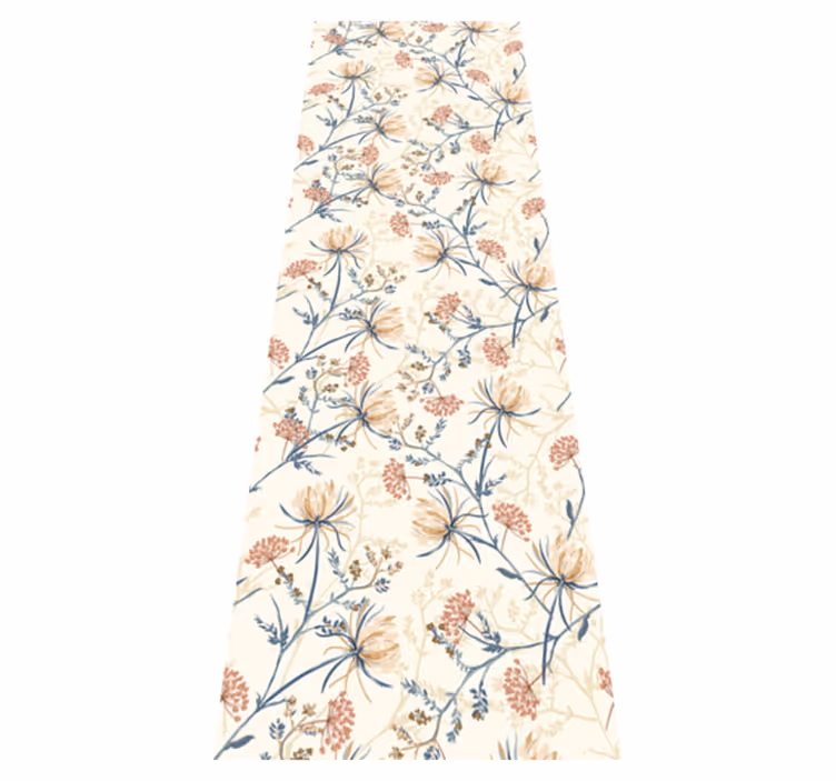 Dywan winylowy natura w stylu vintage kwiatowym - TenStickers