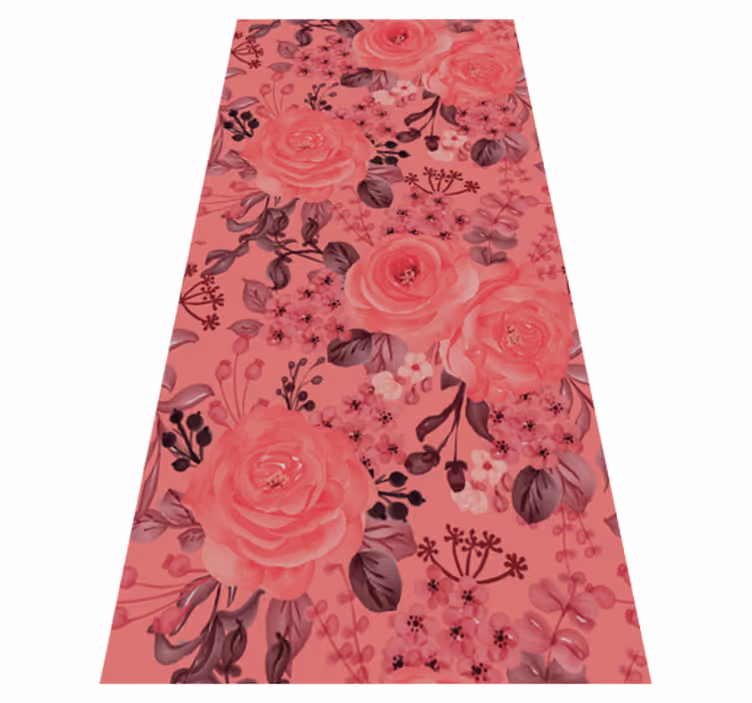 Dywan winylowy natura kwiaty harmonii - TenStickers