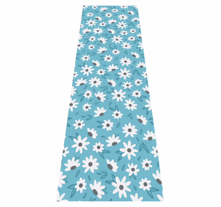 Dywan winylowy natura kwiaty w stylu granny chic - TenStickers