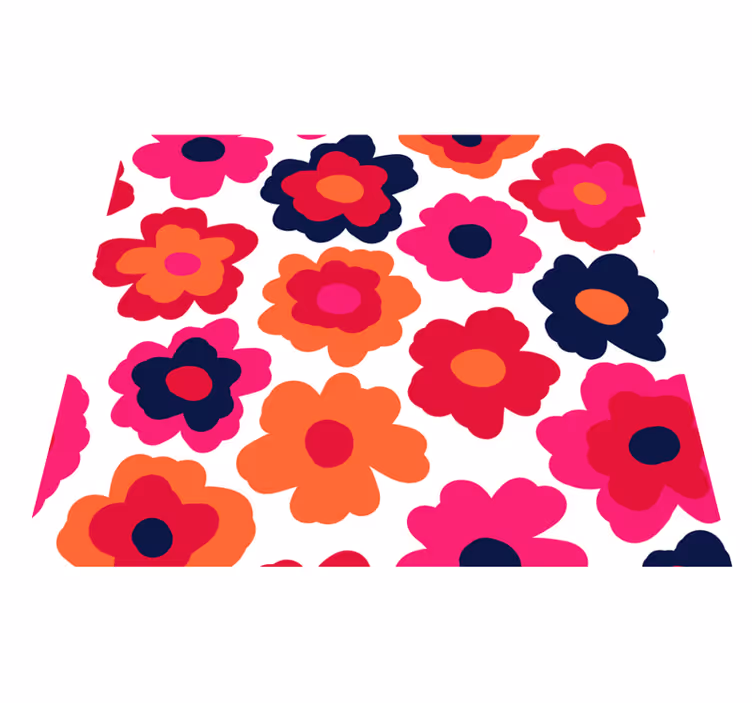 Dywan winylowy natura maki czerwone - TenStickers