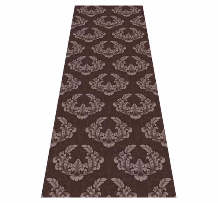 Dywan winylowy retro w stylu damaskowym bez szwów - TenStickers