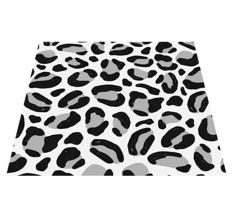 Dywan winylowy zwierzęta w leopardzie futro - TenStickers