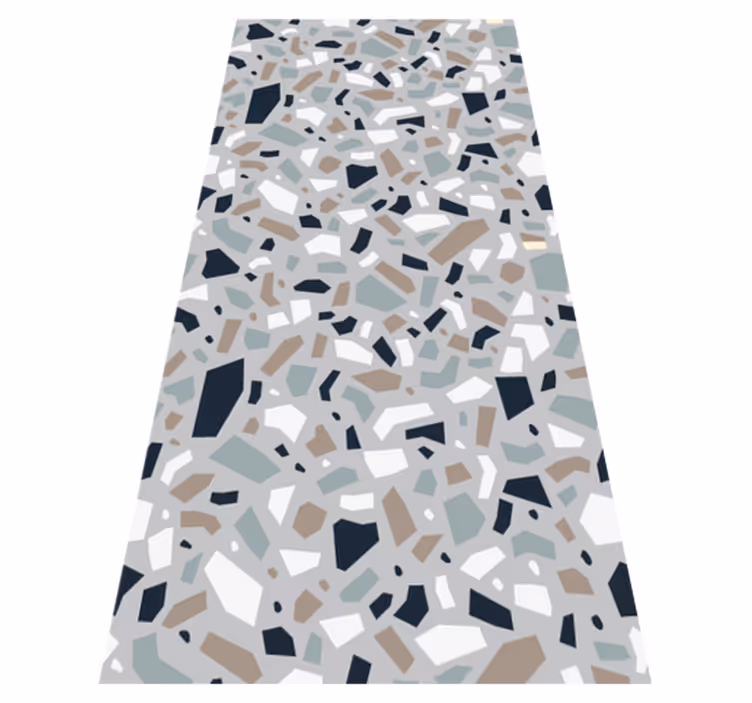 Dywan winylowy tekstura wzór terrazzo w neutralnych kolorach - TenStickers