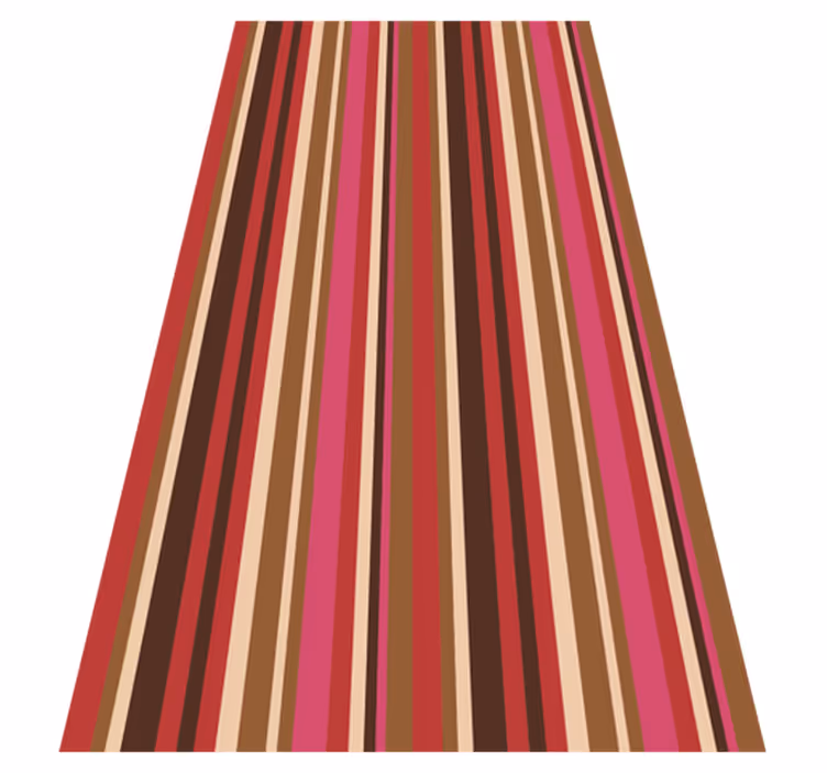 Dywan winylowy tekstura boho w paski - TenStickers