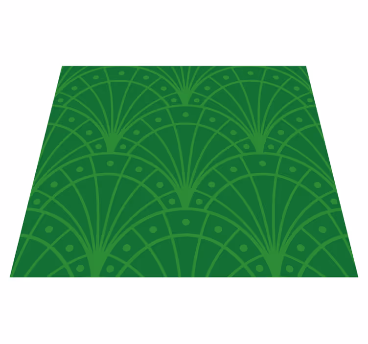 Dywan winylowy retro w stylu art deco - TenStickers