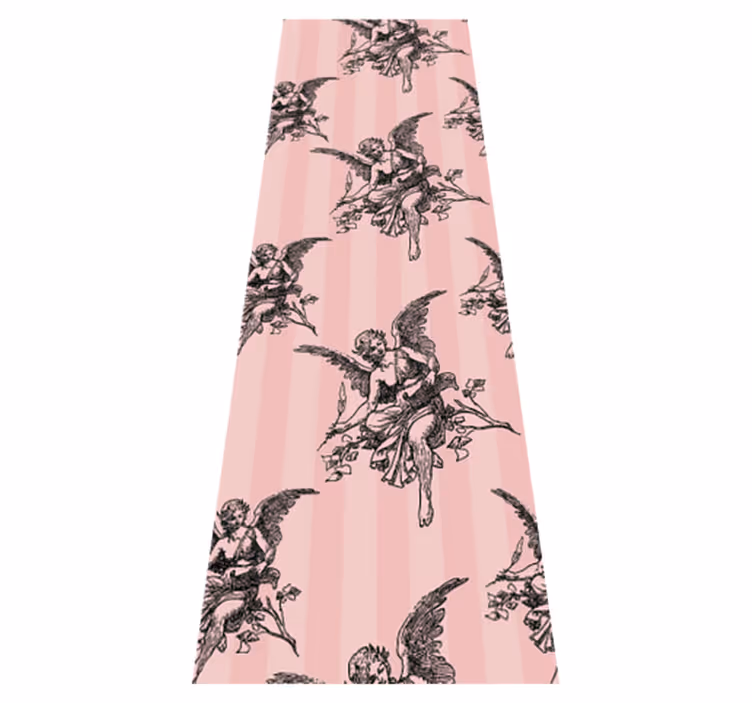 Dywan winylowy retro w wzór toile de jouy - TenStickers
