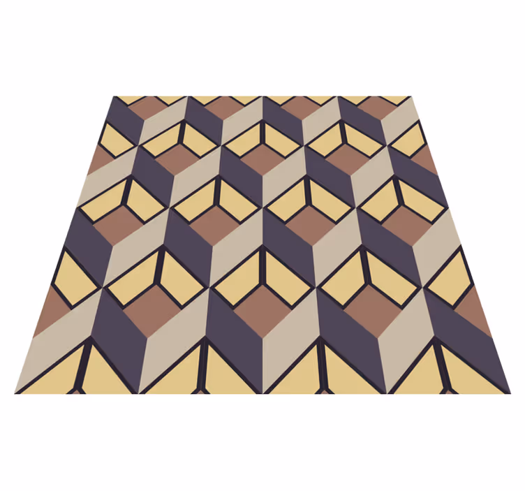 Dywan winylowy retro szary - TenStickers
