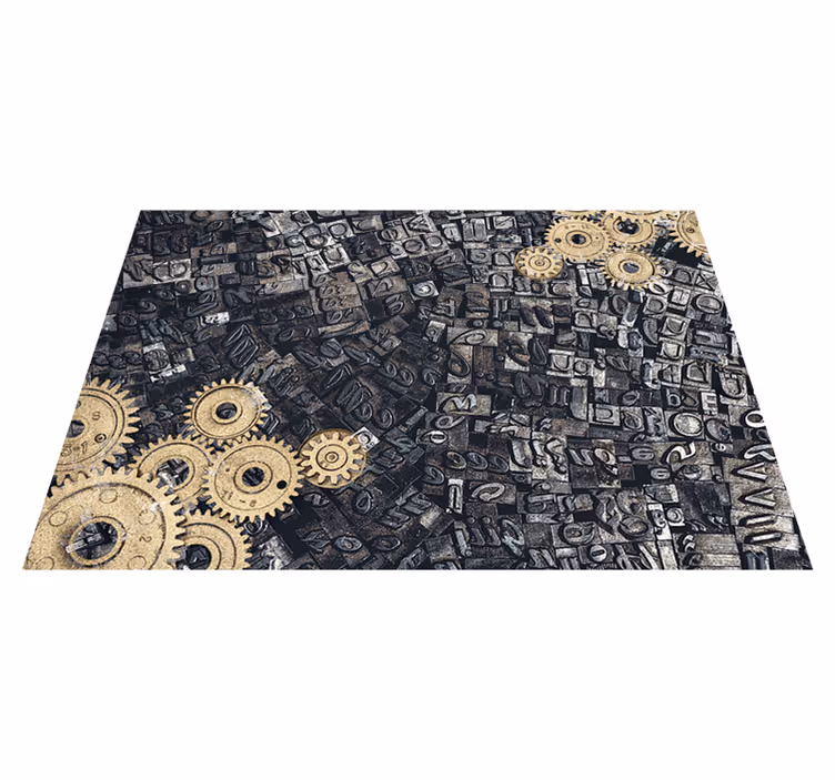 Dywan winylowy retro 3d retro nostalgiczny metal gear - TenStickers