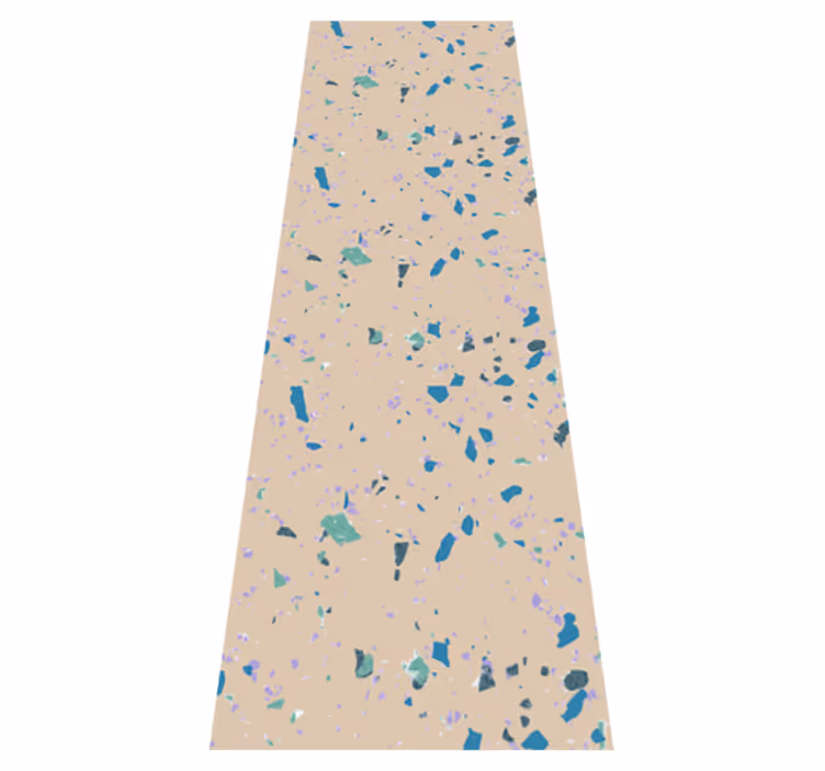 Dywan winylowy tekstura kolorowy terrazzo - TenStickers