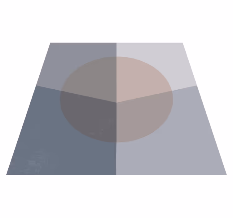 Dywan winylowy wzór geometryczny różowo-szary - TenStickers