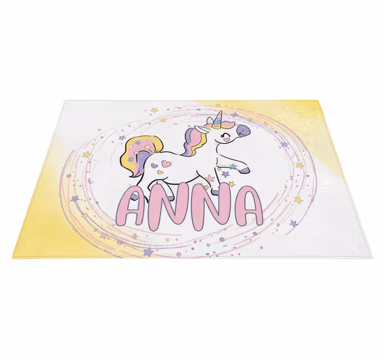 Dywan winylowy dla dziecka z magicznym jednorożcem - TenStickers