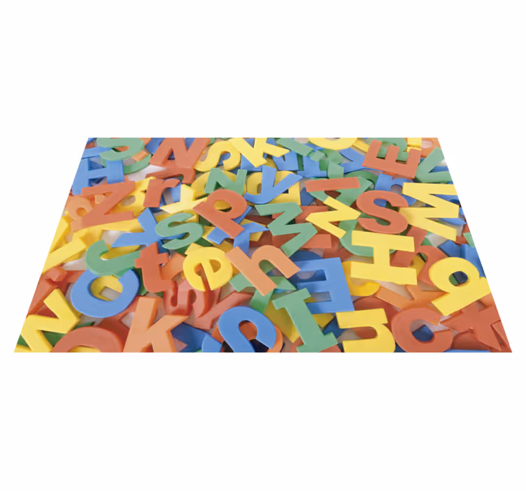 Dywan winylowy dla dzieci alfabet - TenStickers
