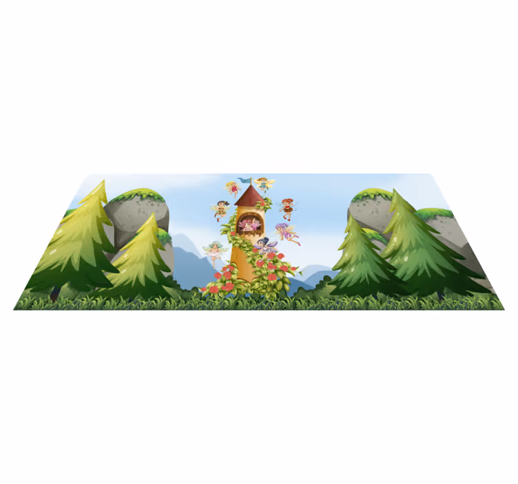 Dywan winylowy dla dzieci bajkowy - TenStickers