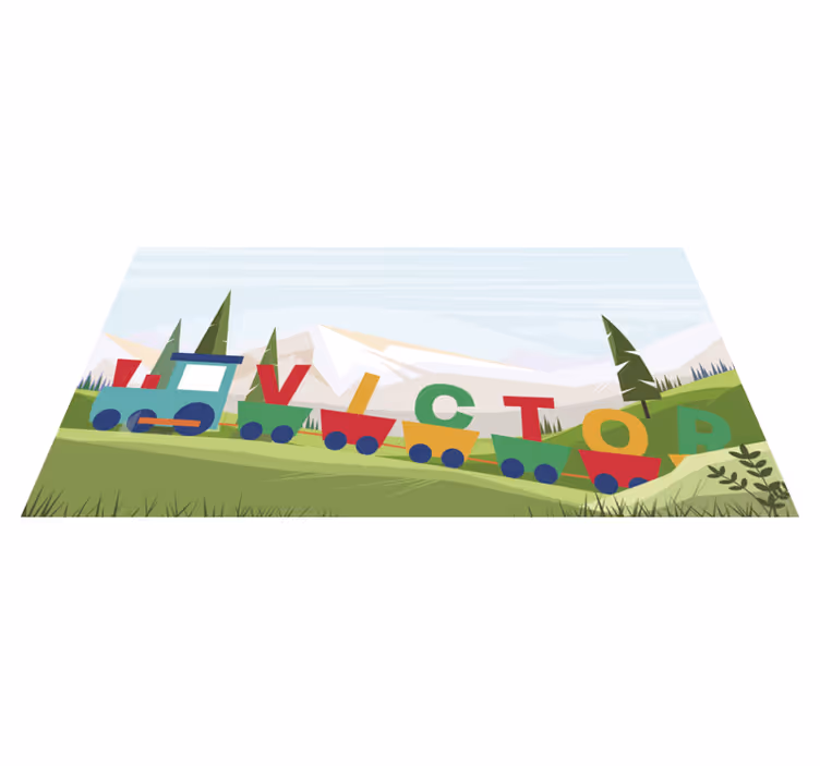 Spersonalizowany dywan winylowy dla niemowląt - TenStickers