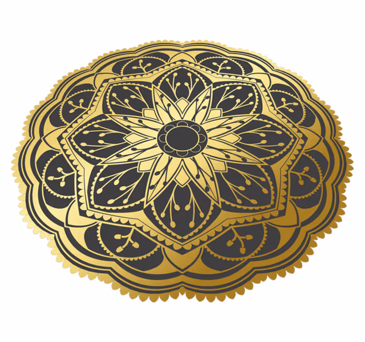 Dywan winylowy z wzorem kwiatowym - TenStickers