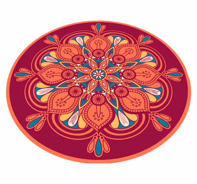 Dywan winylowy w stylu indyjskim - TenStickers
