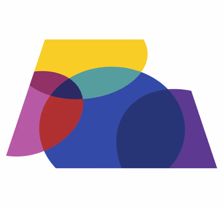Kolorowy dywan minimalistyczny z winylu - TenStickers