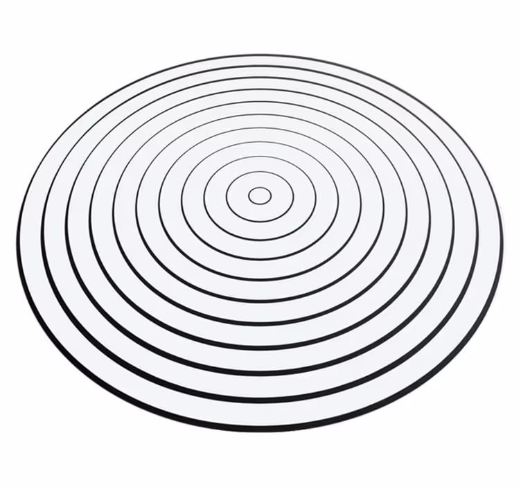 Minimalistyczny dywan winylowy w linie - TenStickers