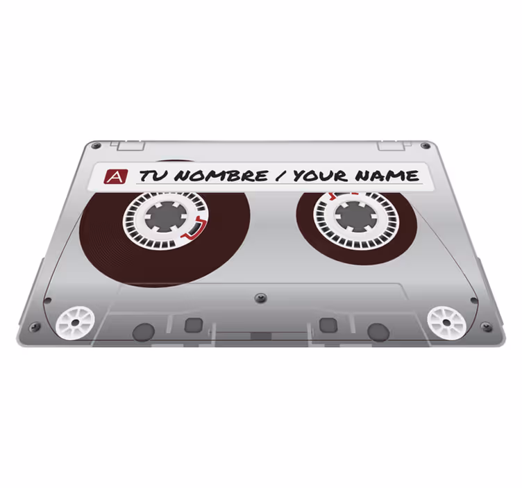 Dywan winylowy z imieniem kaseta - TenStickers