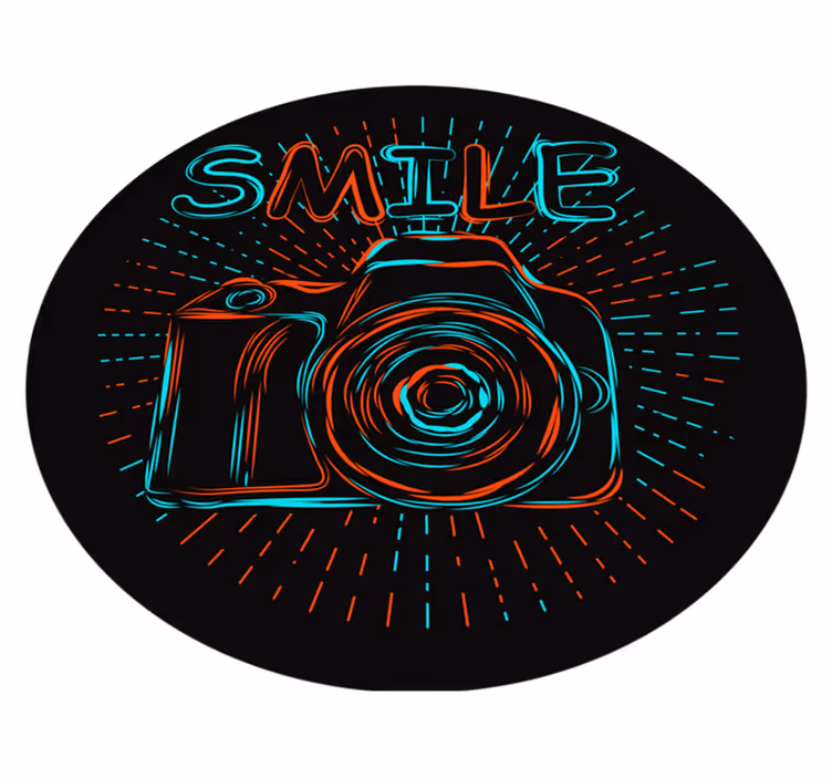 Dywan winylowy aparat w stylu vintage - TenStickers