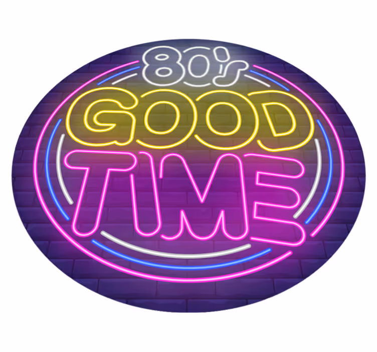 Dywan winylowy vintage - dobry czas lat 80 - TenStickers
