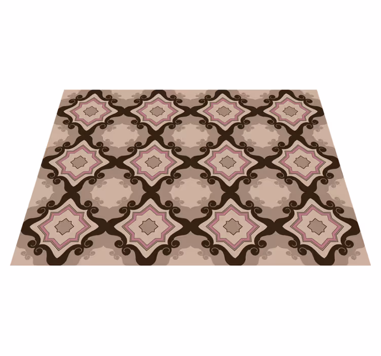 Dywan winylowy w stylu barokowym vintage - TenStickers