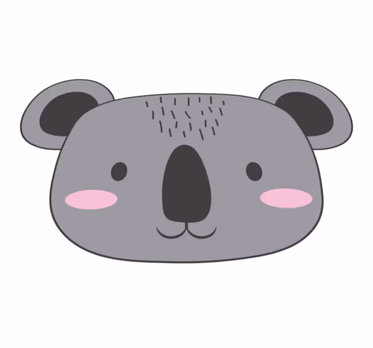 Dywan dla dzieci w kształcie koali - TenStickers