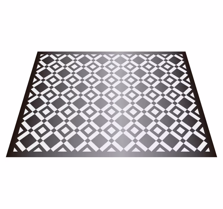 Dywan winylowy geometryczny wzór płytek - TenStickers