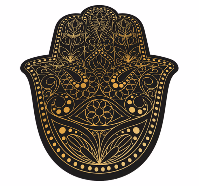 Dywan winylowy ręka Fatimy - TenStickers