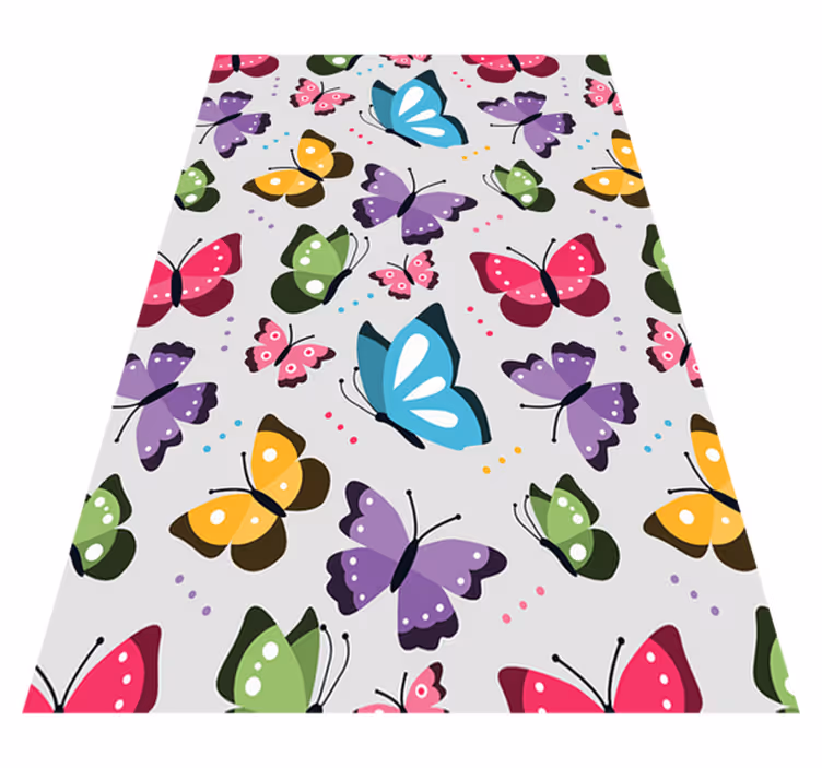 Dywanik winylowy motylki - TenStickers