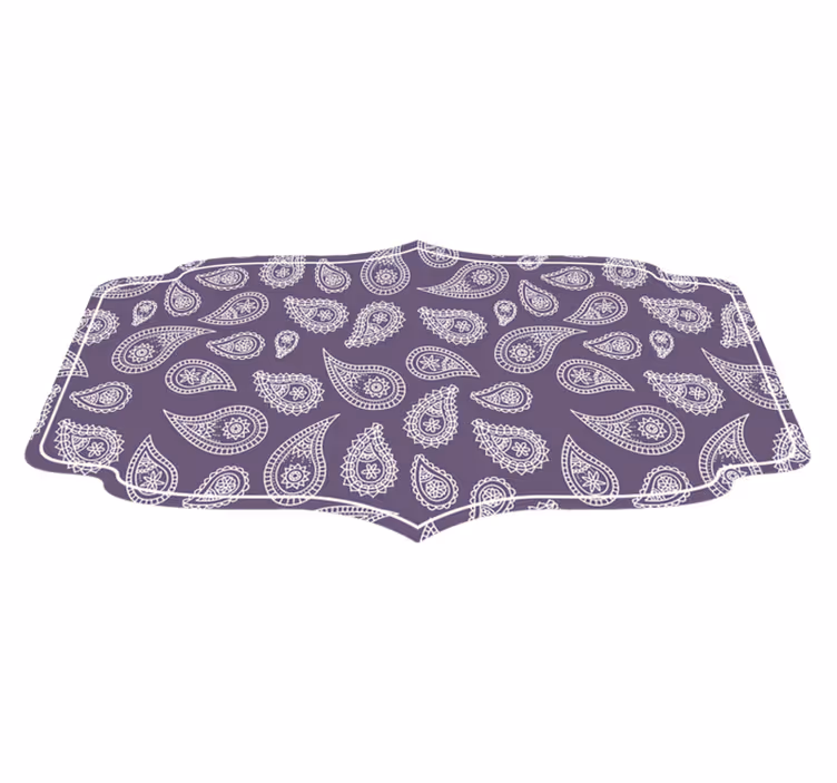Dywan winylowy paisley retro - TenStickers