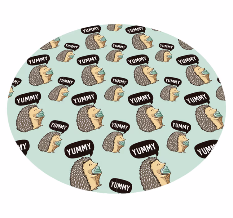Dywan winylowy dla dziecka jeżowa rozkosz - TenStickers