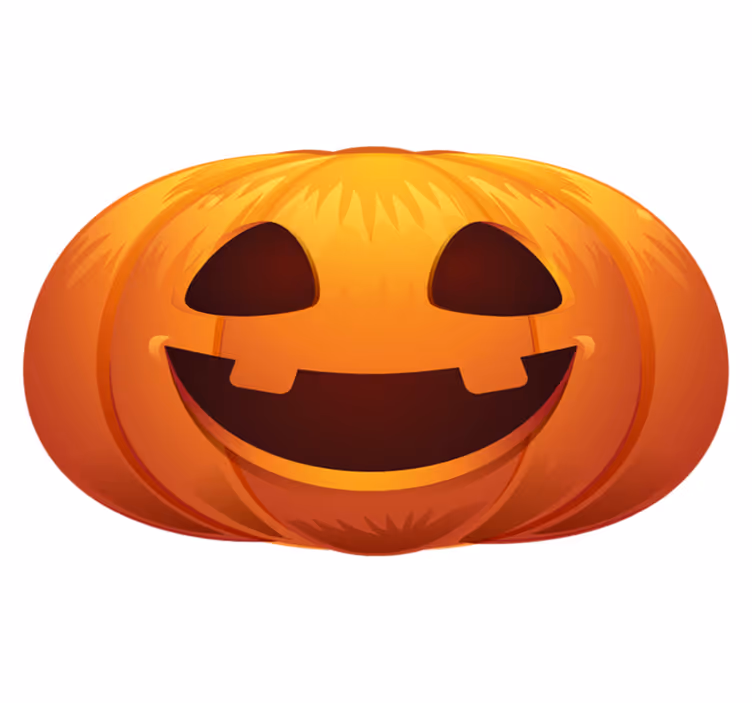 Dywan winylowy Dynia Halloween - TenStickers