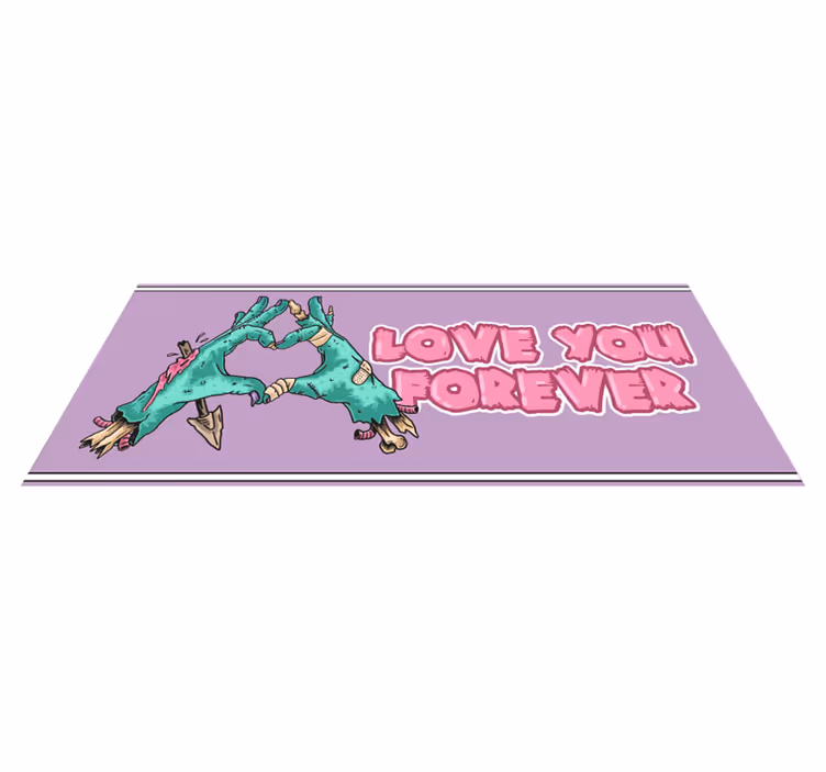 Dywan winylowy z krwawymi rękami - TenStickers