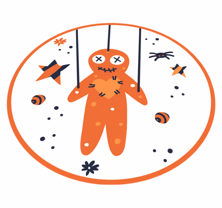 Dywan winylowy na halloween halloweenowy piernik - TenStickers