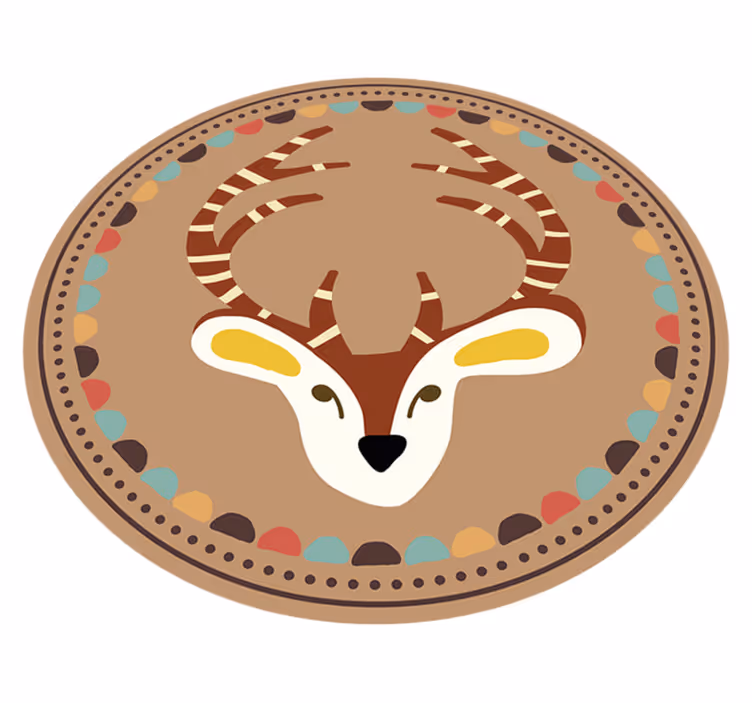 Dywan winylowy Jesienny jeleń - TenStickers