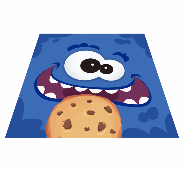 Dywan winylowy dla dzieci cookie monster - TenStickers